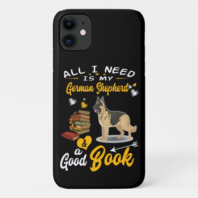 Coques Case-Mate iPhone 015 Tout Ce Dont J'Ai Besoin, C'Est Mon Berger All (Dos)