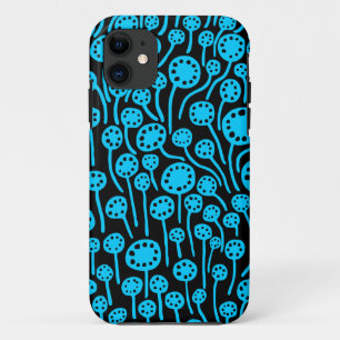 Etui iPhone Case-Mate 090512 bleu ciel sur noir