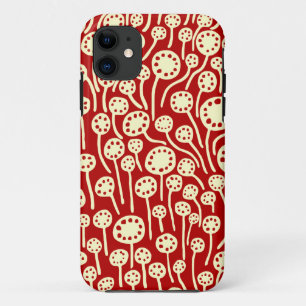 Coques Pour iPhone 090512 Crème sur rouge rubis