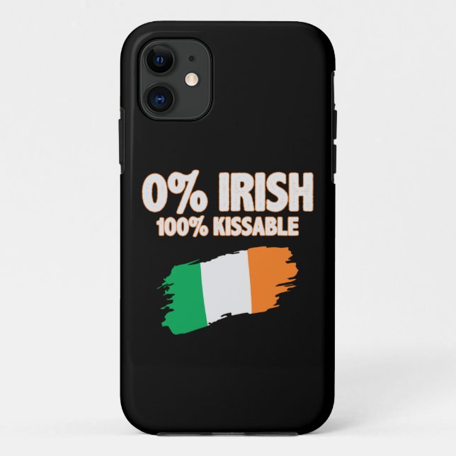 Coques Case-Mate iPhone 0% Irlandais 100% Kissable (Dos)
