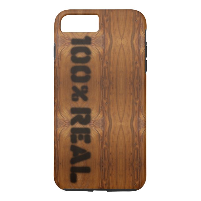 Coques Case-Mate iPhone 100% Véritable apparence de grains de bois (Dos)