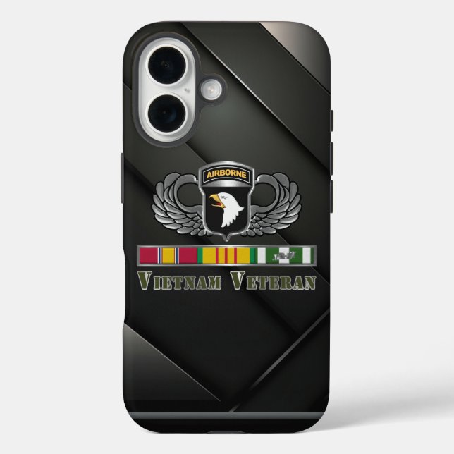 Coques Case-Mate iPhone 101e division aéroportée Viêt Nam Vétéran (Verso)