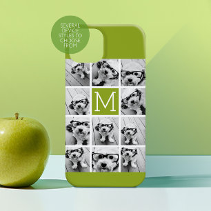 Coque Case-Mate iPhone 11 Collage de photos - Grille minimale avec texte