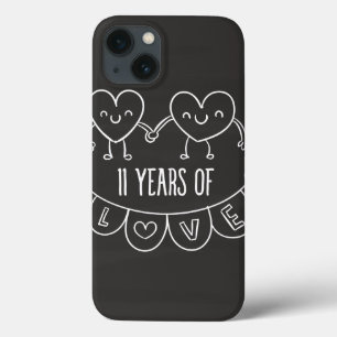 Coques Pour iPhone 11e Anniversary Poison de Chalk Hearts