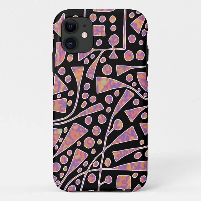 Coques Case-Mate iPhone 120112 v2 sur noir (Dos)
