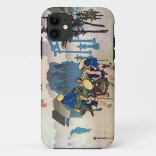 Coque iPhone 11 12. 三 島 宿, 重 Mishima-juku, Hiroshige, Ukiyo-e, 広