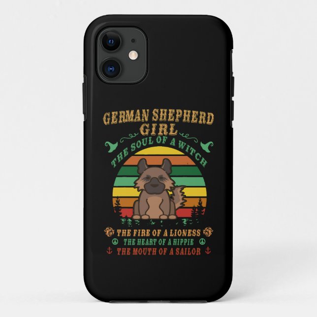 Coques Case-Mate iPhone 12 Berger Allemand Fille L'Âme D'Une Sorcière Le F (Dos)