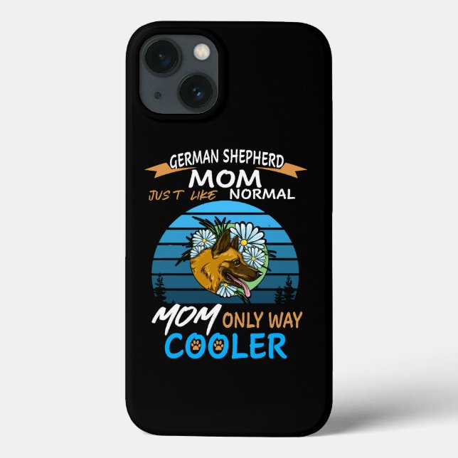 Coques Case-Mate iPhone 12 mères Berger allemand comme une mère normale ma (Verso)