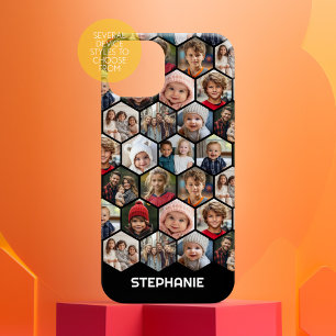 Coque Case-Mate iPhone 12 Photo Collage - Hexagon funky - Motif aléatoire