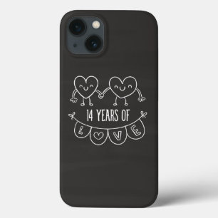 Coque Case-Mate iPhone 14e Anniversary Poison de Chalk Hearts