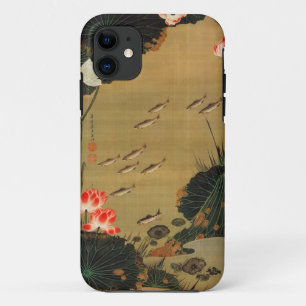 Coque Case-Mate Pour iPhone 17. 蓮池遊魚図, étang de 若冲 avec Lotus, Jakuchū