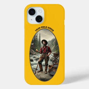 Coque Case-Mate iPhone 1849 California Gold Miner avec un gros Nugget URM
