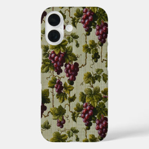 Coque Pour iPhone 16 1900 Raisins Vintages Fruits Botanique