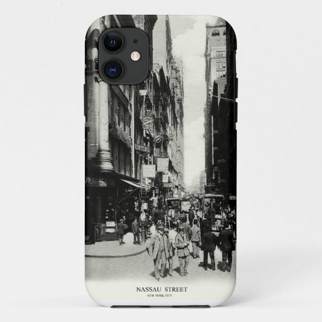 Coques Case-Mate iPhone 1905, rue Nassau, New York (Dos)