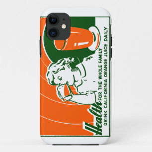 Etui iPhone Case-Mate 1925 Boire du jus d'orange