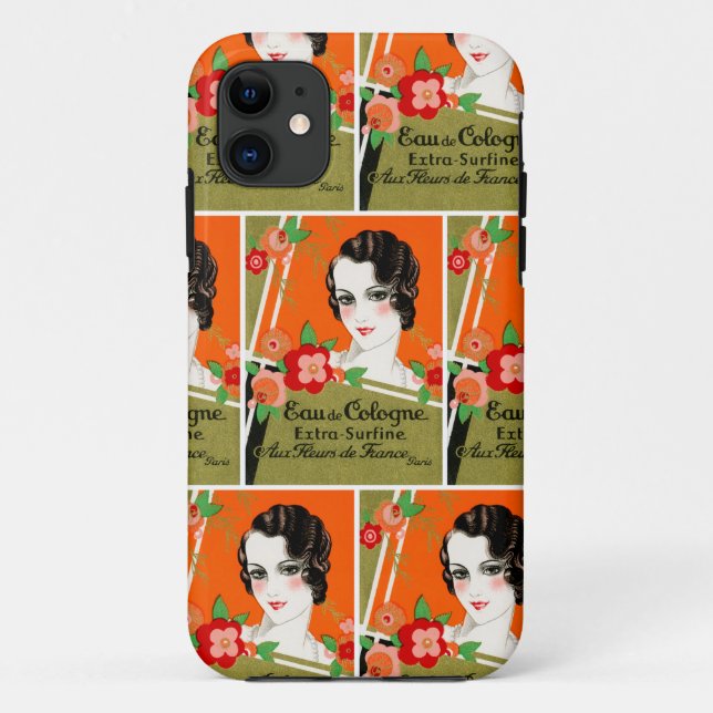 Coques Case-Mate iPhone 1925 Fleurs de Paris France Parfum (Dos)