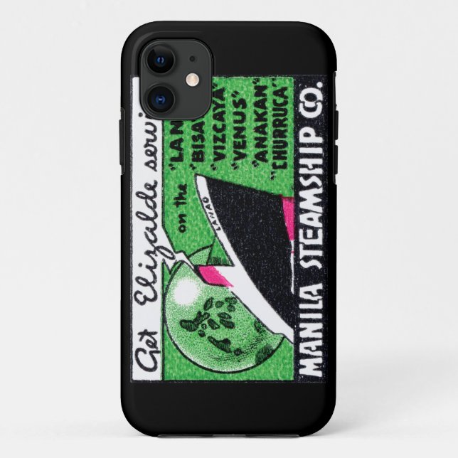 Coques Case-Mate iPhone 1930 Manila Steamship Company (Dos)