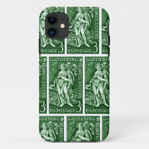 Coque Case-Mate iPhone 1958 Jardinage + Timbre d'horticulture