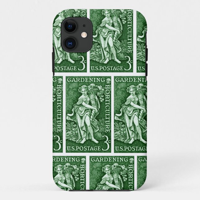 Coques Case-Mate iPhone 1958 Jardinage + Timbre d'horticulture (Dos)