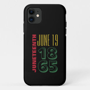 Case-Mate iPhone Case 19 juin 1865 Typographie Histoire noire
