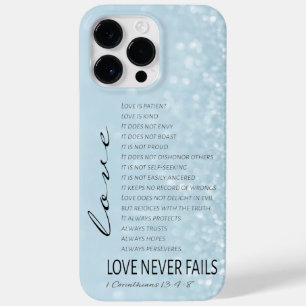 Coque Case-Mate iPhone 1 Corinthiens 13 L'amour est la Bible Verse