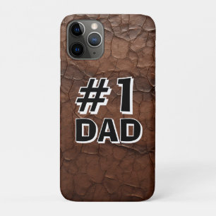 Case-Mate iPhone Case #1 Papa aspect cuir