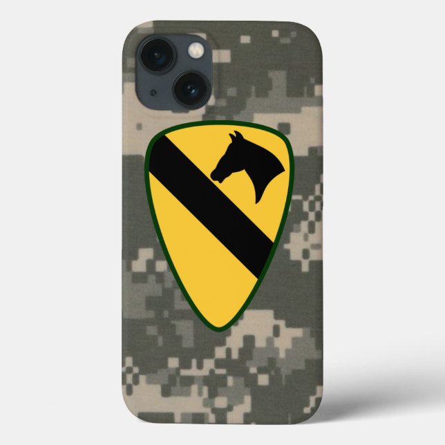 Coques Case-Mate iPhone 1re division de cavalerie Camo numérique "Première (Verso)