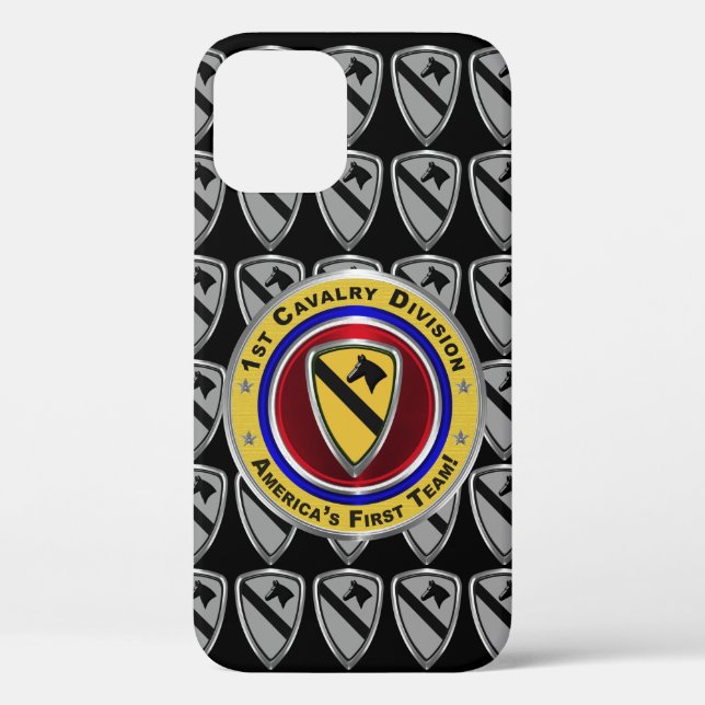 Coques Case-Mate iPhone 1re division de cavalerie « First Team » (Verso)