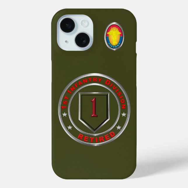 Coques Case-Mate iPhone 1re division d'infanterie (Verso)