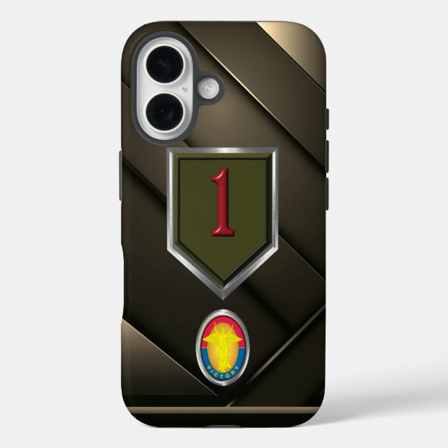 Coques Case-Mate iPhone 1re Division d'infanterie Vétérinaire (Verso)