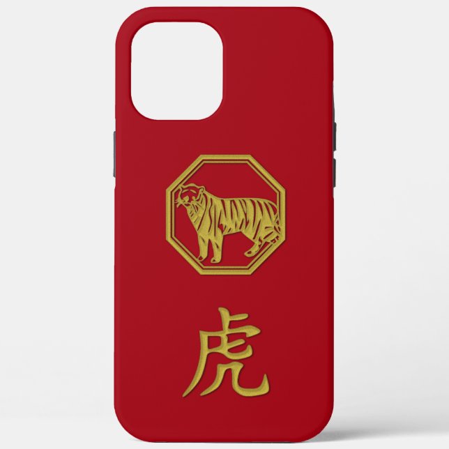 Coques Case-Mate iPhone 2022 année du tigre Coque-coque iphone Mate (Verso)