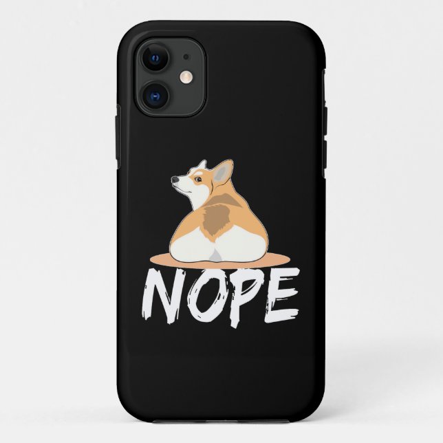 Coques Case-Mate iPhone 21 Nope Corgi (Dos)