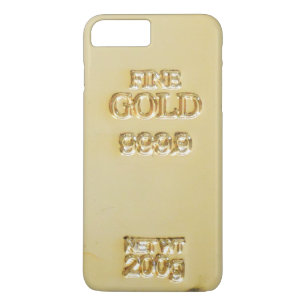 Coques Pour iPhone 24 barres de lingot d'or de carat