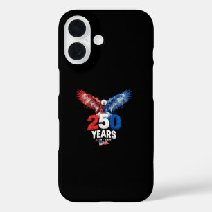 Coque Pour iPhone 16 250 Ans Américain 1776 2026 250ème USA Patriotique