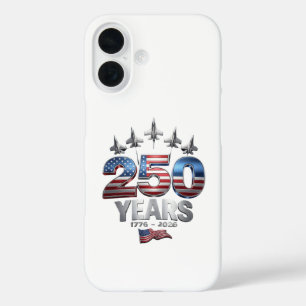 Coque Pour iPhone 16 250 Ans Américain 1776 2026 250ème USA Patriotique