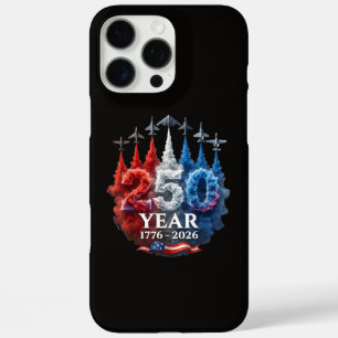 Coque iPhone 16 Pro Max 250 Ans Américain 250e USA Patriotique 4 juillet