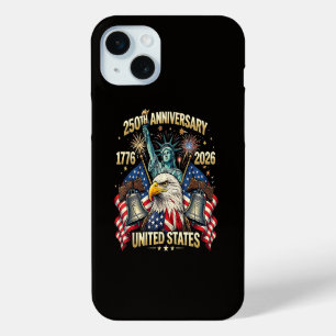 Coque Case-Mate iPhone 250 Ans Anniversaire Américain 1776-2026 Drapeau U