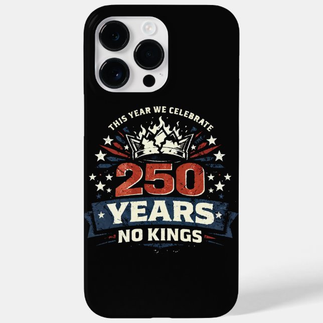 Coques Case-Mate iPhone 250 Years No Kings Patriotic (Verso)