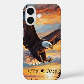 Coque Pour iPhone 16 250th American Birthday Eagle iPhone / iPad case