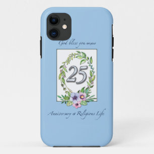 Coque iPhone 11 25e anniversaire de la couronne catholique des nat