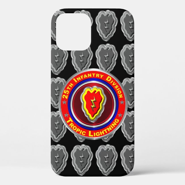 Coques Case-Mate iPhone 25e division d'infanterie Éclair tropical (Verso)