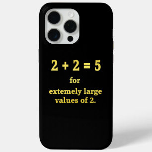 Coque Case-Mate iPhone 2 + 2 = 5 Blague de maths drôle