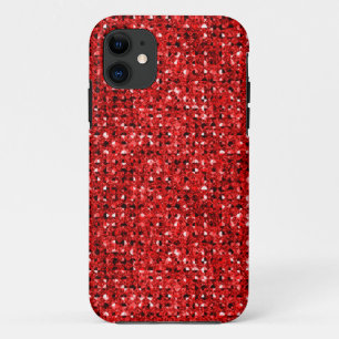 Case-Mate iPhone Case 2D Le Faux plat, imprimé, rouge Jewels le cas de
