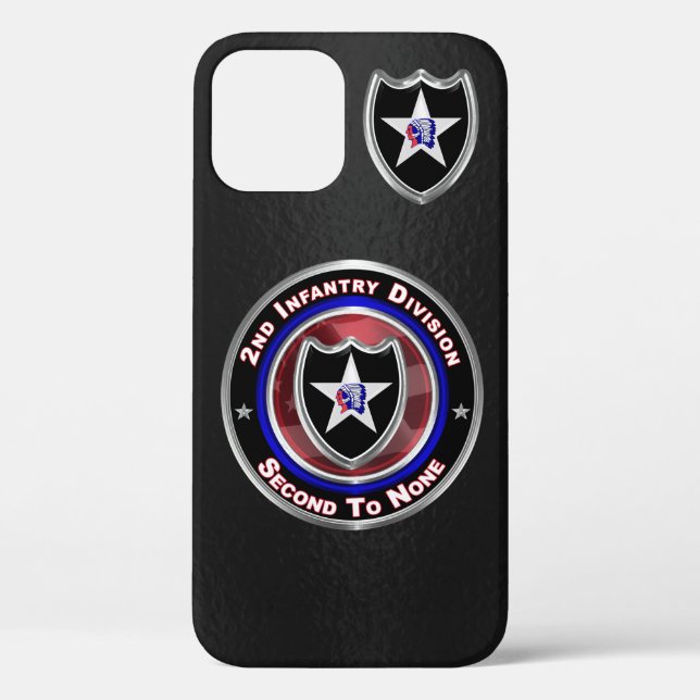 Coques Case-Mate iPhone 2e division d'infanterie “Deuxième à personne” per (Verso)