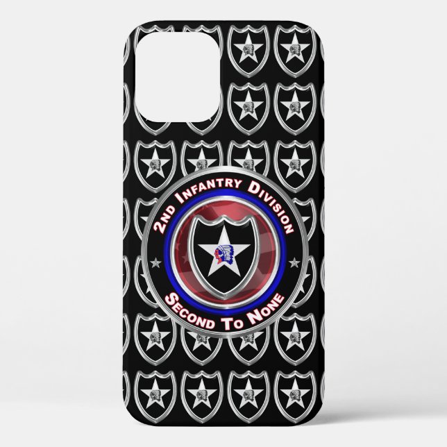 Coques Case-Mate iPhone 2e division d'infanterie " Seconde à aucune " (Verso)