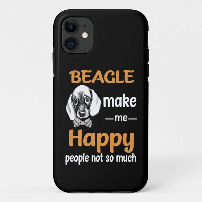 Coques Case-Mate iPhone 30 Beagles Me Rendre Heureux (Dos)