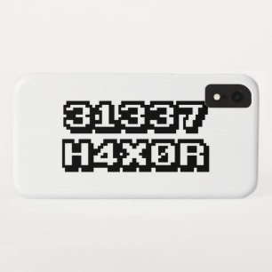 COQUE Case-Mate iPhone 31337 H4X0R