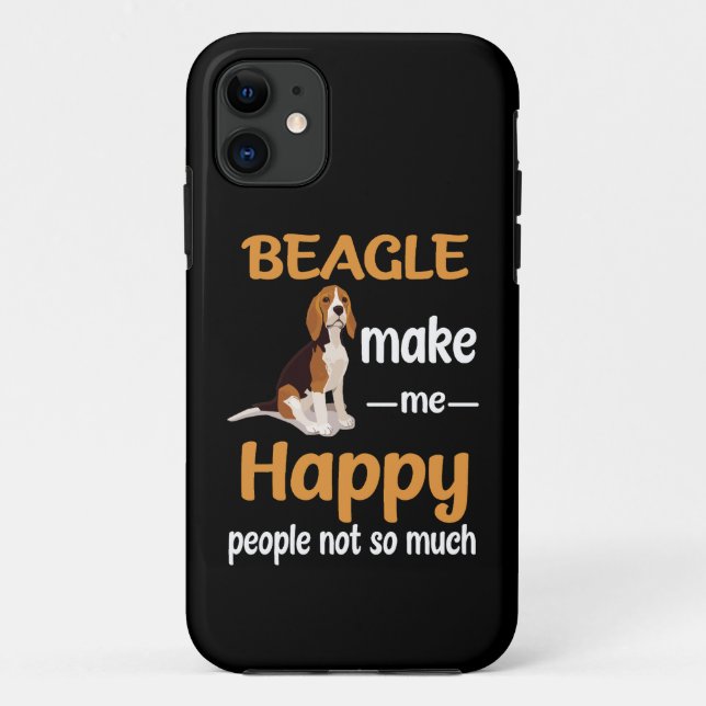 Coques Case-Mate iPhone 34 Beagles Me Rendre Heureux (Dos)