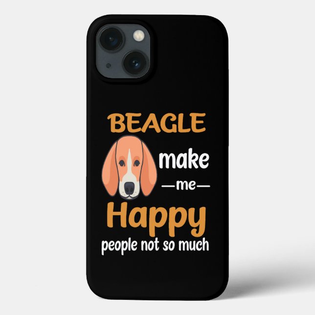 Coques Case-Mate iPhone 35 Beagles Me Rendre Heureux (Verso)