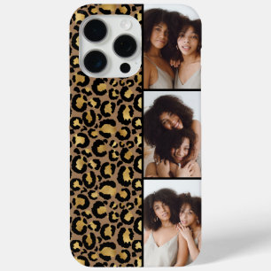 Coque Case-Mate iPhone 3 Photo Brun Et Or Imprimé Léopard